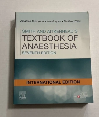 Smith and Aitkenhead's Textbook of Anaesthesia, Paperback by Thompson, Jonath... - Image 1 of 2