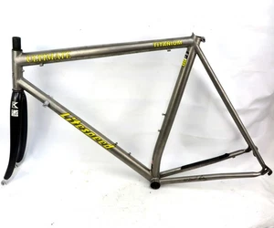 LITESPEED ULTIMATE ROAD BIKE FRAMESET Titanium/Kestrel Carbon Fork KMS 56cm 1993 - Picture 1 of 15