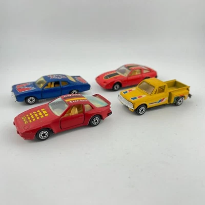 Yatming Lot Of 4 Cars Nissan 300Z, Chevy Luv Truck, Porsche 944, Plymouth Duster - Image 1 of 4