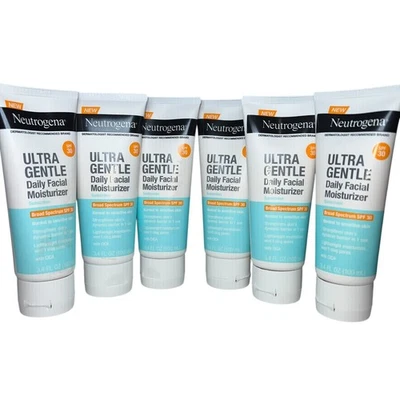 6x Neutrogena Ultra Gentle Daily Facial Moisturizer SPF 30 – 3.4oz Each - Image 1 of 4