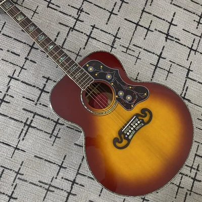 Luxurious J200 acoustic guitar- solid spruce top - 20 frets-Rosewood fingerboard - Image 1 of 4