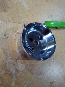 Chrome Aluminum 9 Holes Steering Wheel Column Adapter For GM 1967-1994 - Picture 1 of 7