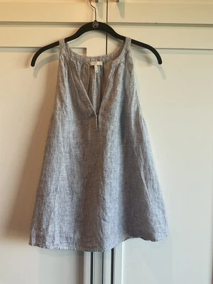 Женская льняная майка Joie Flowy Linen без рукавов средний размер - Изображение 1 из 4