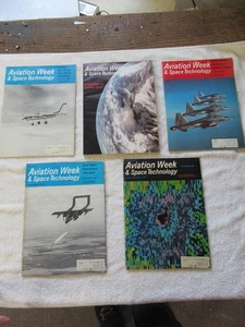 March 1970 Aviation Week & Space Tech, 5 Issues, Excellent Condition - Picture 1 of 12