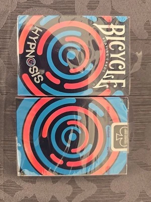 Tarjetas de juego Bicycle Hypnosis V2 azul y rosa - 2 barajas en total Foto 1 de 2