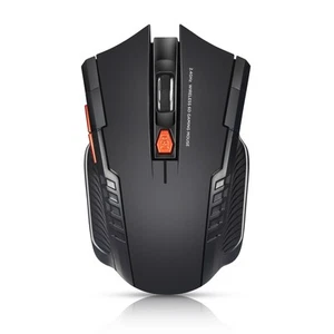 Professional Grade 2 4GHz Wireless Gaming Mouse with 6 Buttons and USB Receiver - Photo 1/28