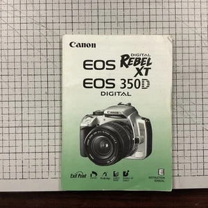 Canon Digital Rebel XT/350D Manual - Original Camera Instructions - Picture 1 of 2