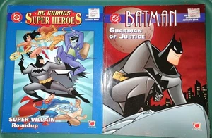 VINTAGE DC COMICS SUPERHEROS & BATMAN GUARDIAN OF JUSTICE COLORING BOOK 1999 NEW - Picture 1 of 6