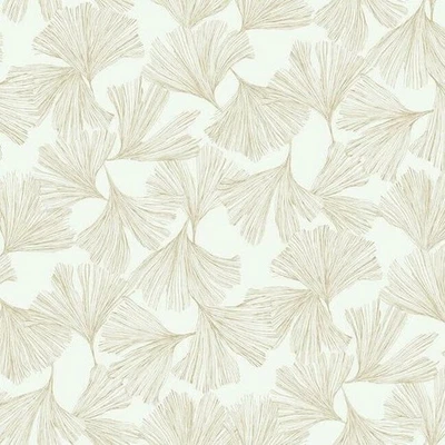 York Rejuventation Ginkgo Toss  Wallpaper  one roll 60 sq ft - Image 1 of 4