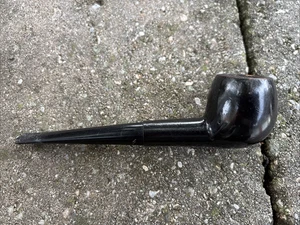 Vintage Medico WhiteWall White Wall Imported Briar Pipe Tobacco Smoking black - Picture 1 of 7