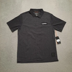 Camisa Roark Motorhead Para Hombres Pequeña Run Amok Bless Up Trail Botón Negra Lemmy - Imagen 1 de 10