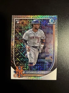 Bowman Mega Box 2025 - Luisangel Acuna RC #83 - Mojo cromo refractor - Mets - Imagen 1 de 2