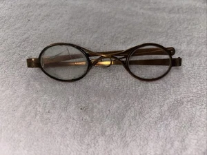 Vintage Solid Brass Glasses/Spectacles Extended/Wrap Around Frame - Picture 1 of 12