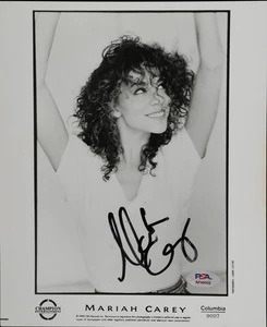MARIAH CAREY SIGNED AUTOGRAPHED 8X10 PHOTO VINTAGE AUTOGRAPH RARE PSA COA - Picture 1 of 3