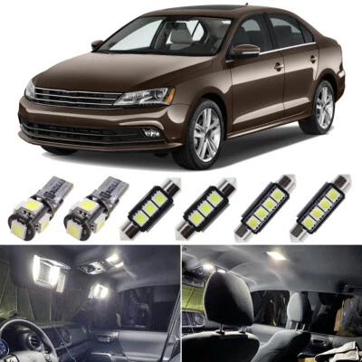 18X Xenon 6000K White Interior LED Light Kit for VOLKSWAGEN JETTA 2010-2015 - Image 1 of 4