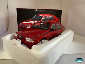 LAUDORACING 1/18 ALFA 75 1.8I TURBO EVOLUZIONE 1987 RED LM163 - Foto 1 di 5