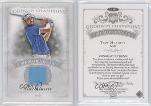 2016 Upper Deck Goodwin Champions Memorabilia Troy Merritt #M-ME