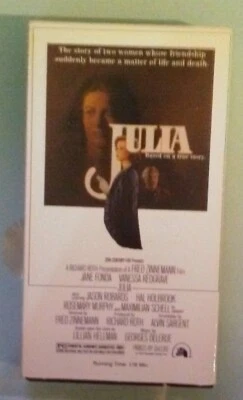 jane fonda  JULIA  vanessa redgrave  VHS VIDEOTAPE 20th century fox / magnetic - Image 1 of 2