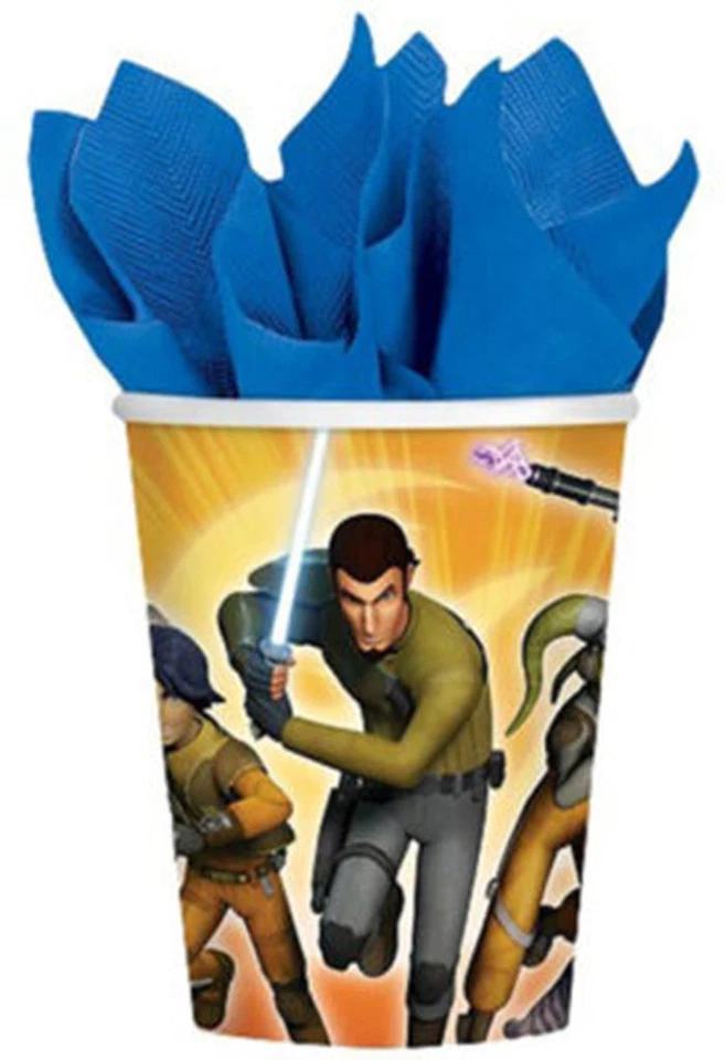 Copos de papel 8 ct Star Wars Rebels Party Supplies 9 oz - Imagem 1 de 1