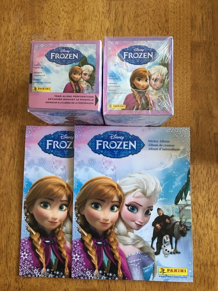 Pegatina de película Panini Disney Frozen 2013 2 dos cajas álbum vacío nuevo sellado de fábrica Foto 1 de 1