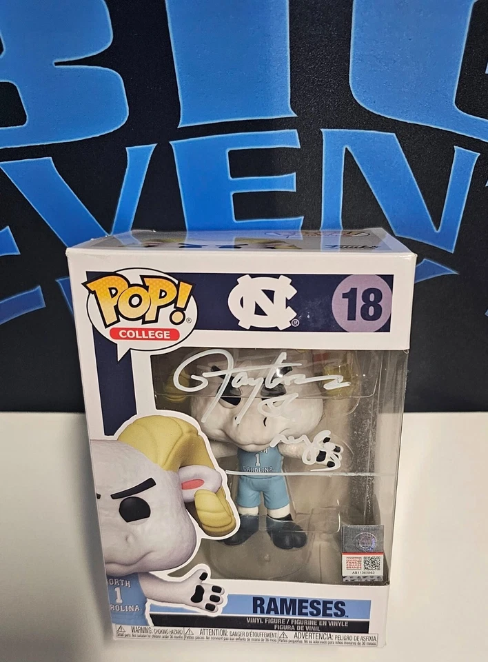 LAWRENCE TAYLOR signed/auto'd FUNKO POP Football North Carolina RAMESES #18--JSA - Изображение 1 из 2