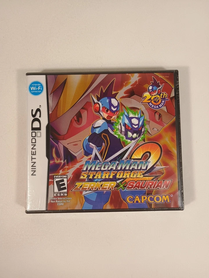 Mega Man Star Force 2: Zerker X Saurian (Nintendo DS, 2008) Complete w/Manuals - Image 1 of 4