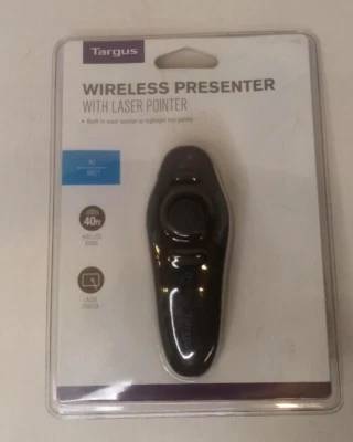 Targus AMP16US Wireless Presenter with Laser Pointer BLACK - Image 1 of 2