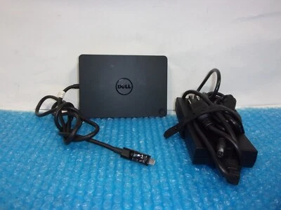 Dell WD15 K17A USB-C Dock Docking Station K17A001 With 130W A/C Adapter - Image 1 of 4