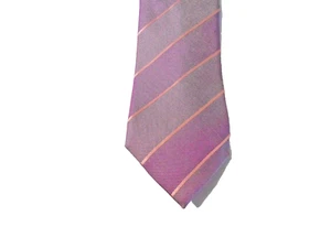RVR Hand Made In Italy Lavendar 100% Silk Classic Mens Tie - Picture 1 of 4