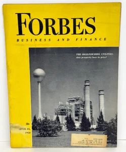 Forbes Magazine April 15 1958 - Picture 1 of 5