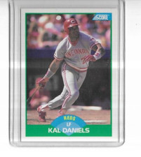 1989 Score #7 Kal Daniels Cincinnati Reds