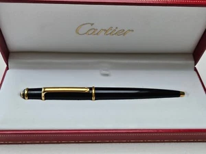 Cartier Diabolo Kugelschreiber schwarz mit Etui & Papieren - Bild 1 von 12
