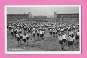 CHECOSLOVAQUIA PRAGA Juegos Escolares DE COLECCIÓN FOTO POSTAL 1419 - Imagen 1 de 2