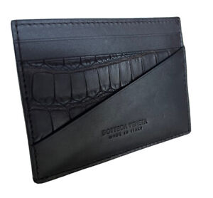Bottega Veneta Black Leather Wallets for Men for sale | eBay