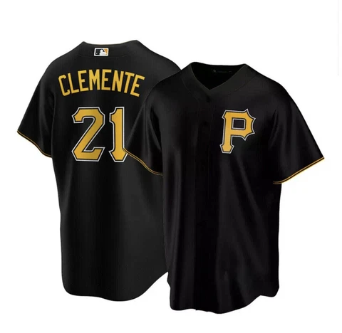 Roberto Clemente #21 Pittsburgh Printed Baseball Jersey Cover