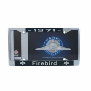 1971 Pontiac Firebird Chrome License Plate Frame with 4 Hole Mount - Picture 1 of 2