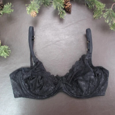 Sujetador Bendon Talla 38C Negro Sin Forro Con Aros Cierre Ajustable Espalda Foto 1 de 4