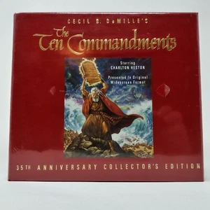 The Ten 10 Commandments (Heston) 35th Anniversary VHS letterbox WIDESCREEN  - Picture 1 of 5