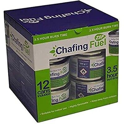 Zodiac Chafer GEL Ethanol Fuel Single Paraffin Heaters 3.5 Hour Burner • 19.99£
