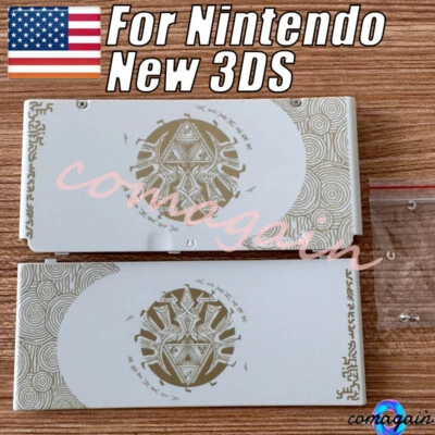 Housing Shell Top & Bottom Cover Set & Screw For New Nintendo 3DS Zelda - Image 1 of 4