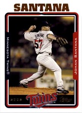 2005 Topps Minnesota Twins Baseball Card #116 Johan Santana