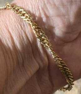 Armband Vintage goldfarben Twist Kette Schmuck - Bild 1 von 5