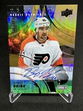 2022-23 Upper Deck Trilogy #181 Bobby Brink Rookie Premiers Level 1 Auto /149