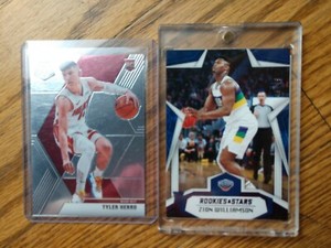 ZION WILLIAMSON/49 2019 Chronicles Purple Rookies & Stars &Tyler Herro Mosaic RC