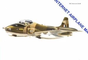 AVIATION ART BAC STRIKEMASTER Mk88 RNZAF NEW ZEALAND No.14 SQUADRON OHAKEA NZ - Picture 1 of 1