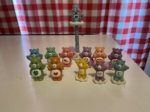 Lot de 10 figurines jouets Care Bears plus un stylo