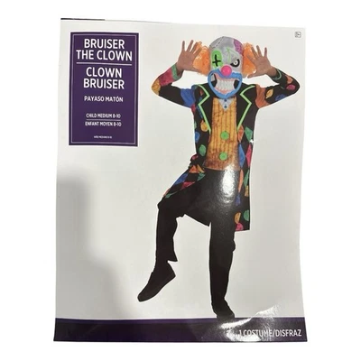 Nuevo con etiquetas Disfraz de Bruiser el Payaso Niño Terror Circo Carnaval Halloween Mediano 8-10 Foto 1 de 4