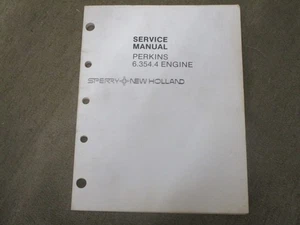 Perkins 6.354 T6.3544 series diesel engine motor repair manual - Picture 1 of 2