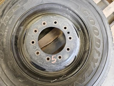 Ford F450 F550 Super Duty 2014 usado fabricante de equipos originales 19,5x6 doble llanta de acero 10 orejetas Foto 1 de 4