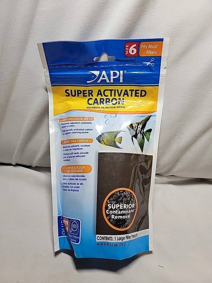 Super Activated Carbon Aquarium Filstar XP Filter Media API Size 6 Filter #729 - Image 1 of 1